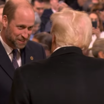 Prince William and Donald Trump meet at Notre-Dame Cathedral ceremony