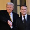 Social media reacts to Trump 'dominating world leaders' with Macron handshake during meeting in France