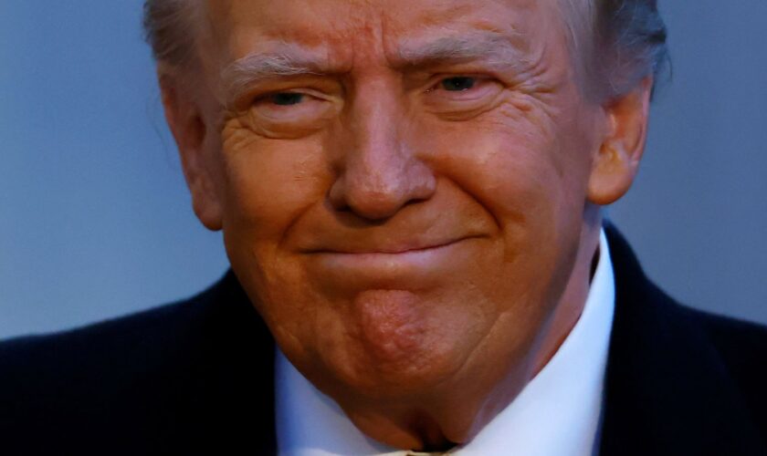 Donald Trump at the Notre-Dame opening ceremony in Paris. Pic: Reuters