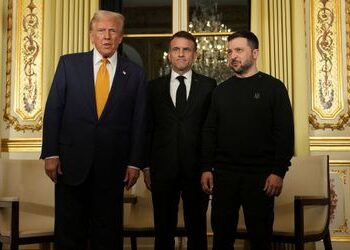 Treffen von Trump, Macron und Selenskyj: »Wir alle wollen, dass dieser Krieg auf gerechte Weise beendet wird«