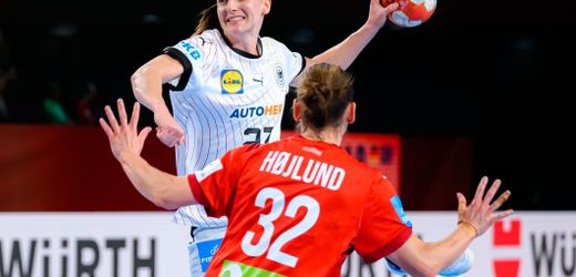 Handball-EM der Frauen: Deutschland gegen Dänemark in den letzten 20 Minuten ein