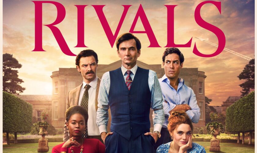 Disney+ promo of Rivals book cover pic: PA/Disney+