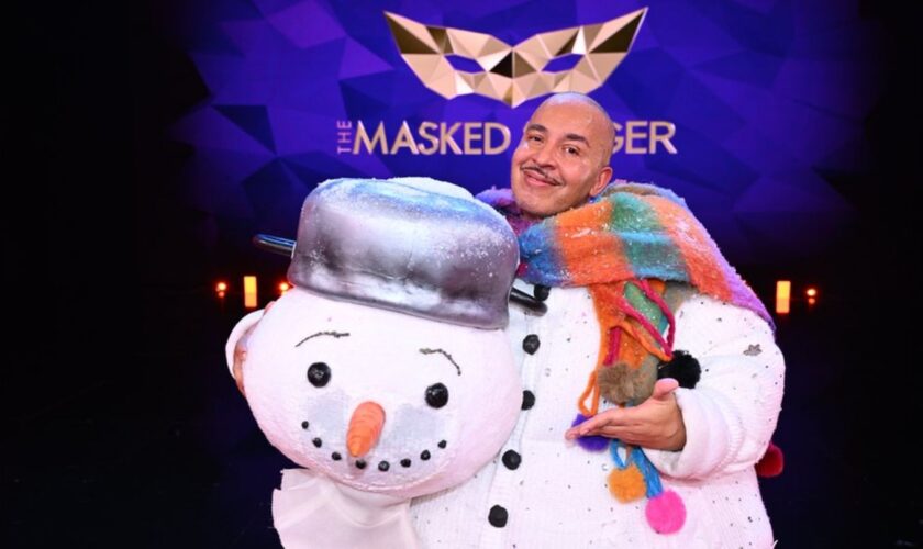 Lou Bega war der Schneemann bei "The Masked Singer".