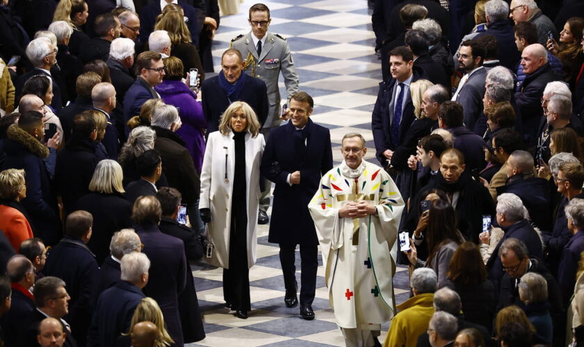 Première messe à Notre-Dame : une cérémonie en présence d'Emmanuel Macron