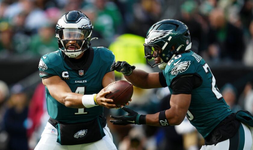 Philadelphia Eagles lock in play-off spot after win over Carolina Panthers