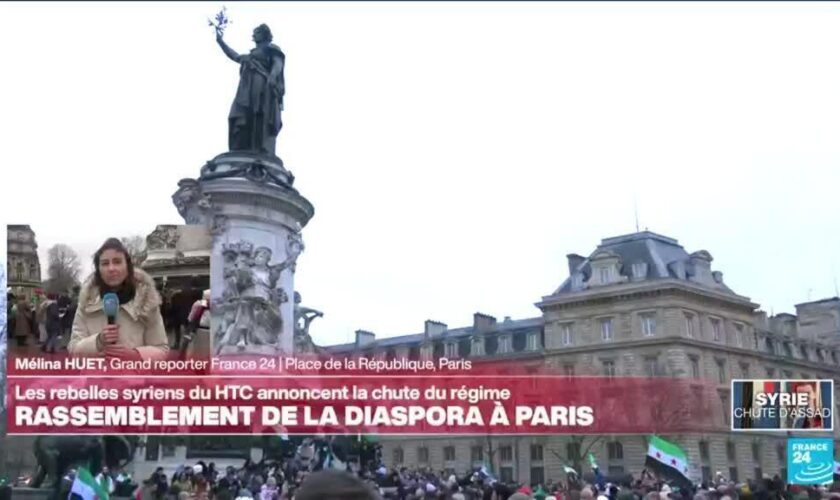 Chute de Bachar al-Assad : un rassemblement de la diaspora syrienne à Paris