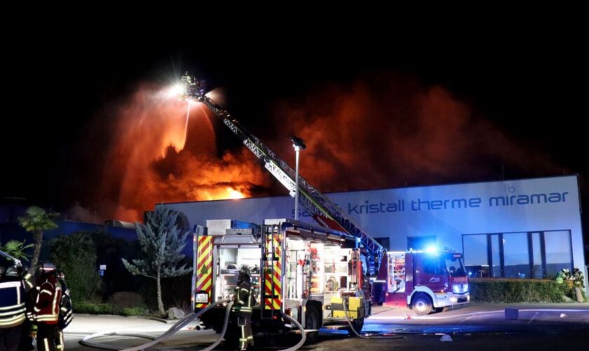 Brand Therme Weinheim