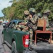 Soldiers patrol a street in Port-au-Prince, Haiti, Monday, Dec. 2, 2024. (AP Photo/Odelyn Joseph)