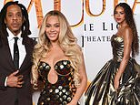 Beyonce and Jay-Z put on united front and bring Blue Ivy, 12, onto red carpet too in defiant act 24 hours after rapper was accused of raping girl, 13, with Diddy