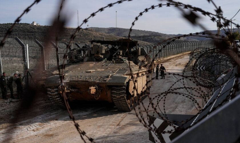 Israel has reportedly seized a buffer zone inside the Syria. Pic: AP Photo/Matias Delacroix