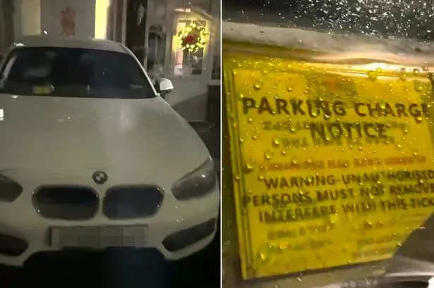 Drivers fuming after prankster slaps fake tickets on 26 cars parked in own driveways