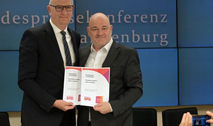 Wie sehen die Menschen in Brandenburg das neue Bündnis aus SPD und BS? Eine Umfrage von Meinungsforschern gibt Aufschluss. (Arch