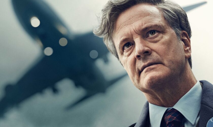 Colin Firth as Jim Swire in Lockerbie: A Search for Truth. Pic: Sky