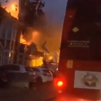 Ilford house explosion: Terrifying moment terraced house in busy street blows up