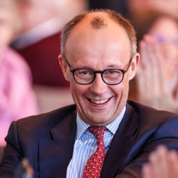 Friedrich Merz lors de sa nomination comme candidat direct de la CDU pour la circonscription du Bundestag du district de Hochsauerland.