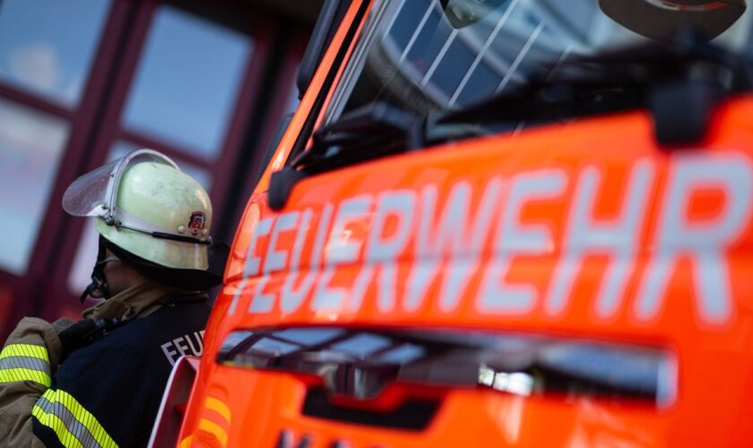 Die Feuerwehr war mehrere Stunden im Einsatz. (Symbolbild) Foto: Marijan Murat/dpa