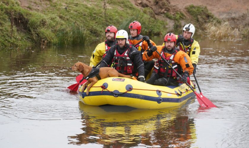 Search resumes for ex-England rugby player feared dead after car went into river