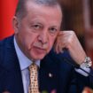 Le président turc Recep Tayyip Erdogan au bureau présidentiel de Dolmabahce à Istanbul, le 8 mars 2024