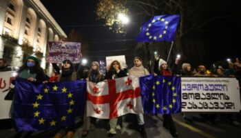 Pro-europäischer Protest in Georgien