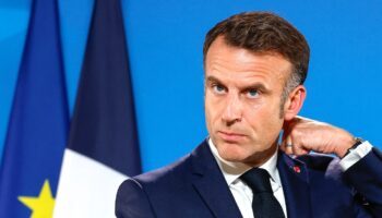 France's President Emmanuel Macron addresses a press conference after an EU summit in Brussels on October 17