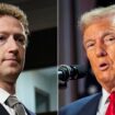 Mark Zuckerberg and Donald Trump. Pics: AP/Reuters