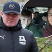 Wayne Rooney is seen for the first time since wife Coleen returned to the UK after her I'm A Celeb stint as he remains in Plymouth 'fighting to save his job' (but he has had time to shave off that beard)