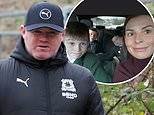 Wayne Rooney is seen for the first time since wife Coleen returned to the UK after her I'm A Celeb stint as he remains in Plymouth 'fighting to save his job' (but he has had time to shave off that beard)