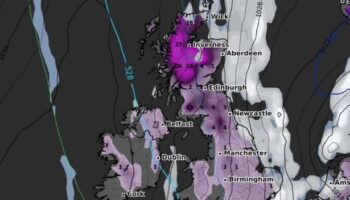 New UK snow maps show exact date Arctic blast covers Britain with just one area spared