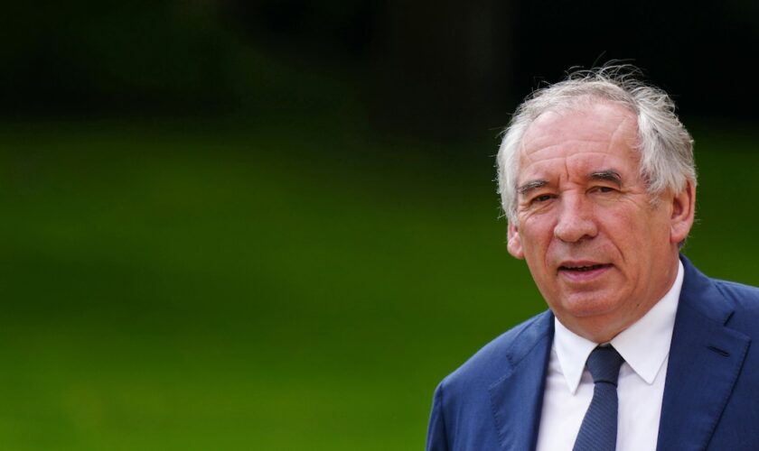 Le président du MoDem François Bayrou à l'Élysée, à Paris, le 23 août 2024