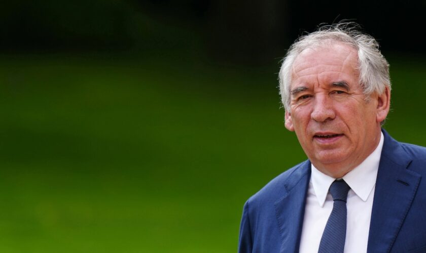 Le président du MoDem François Bayrou à l'Élysée, à Paris, le 23 août 2024