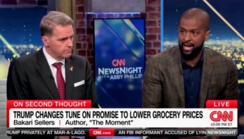 Scott Jennings tells CNN commentator not to touch him during tense exchange about Trump, grocery prices