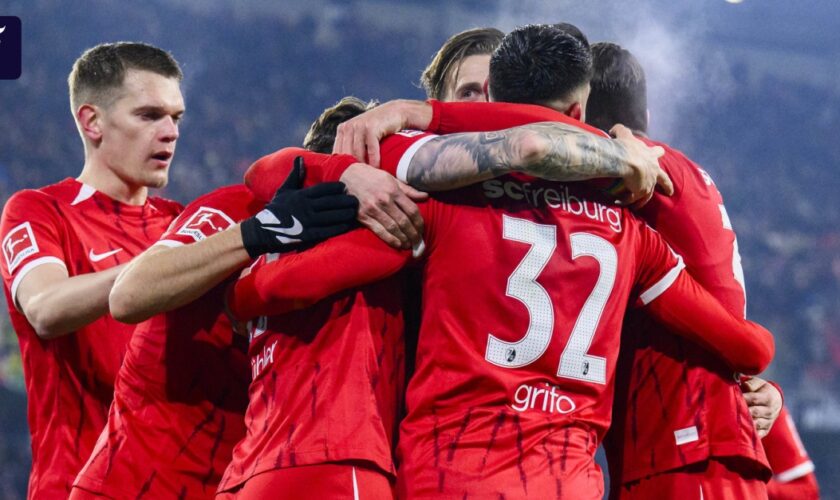 3:2 gegen Wolfsburg: Freiburg springt auf Platz fünf in der Bundesliga