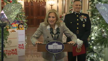 Social media erupts as kids correct Jill Biden's 'Happy Holidays' with 'Happy Christmas:' 'Epic response'