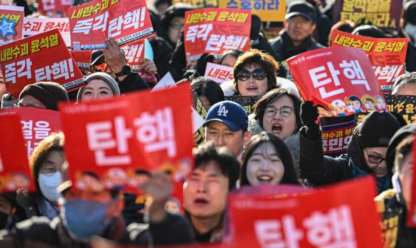 Südkorea: Großdemo vor neuem Votum über Absetzung von Staatschef Yoon