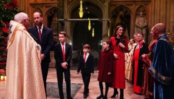 Royal fans spot sweet Prince Louis detail that everyone missed at Christmas carol service