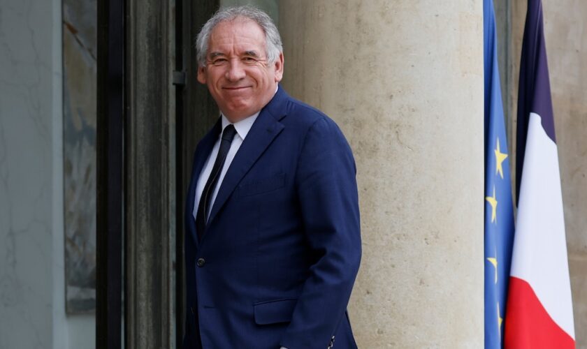 Le président du MoDem François Bayrou à l'Elysée, le 11 mai 2023