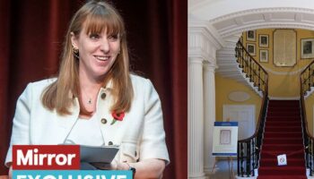 Angela Rayner to move into Winston Churchill's former Westminster home Admiralty House