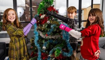 'Best Christmas gift' ever as kids with missing limbs receive bionic arms: 'Amazing'