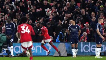 Nottingham Forest stun Aston Villa with late comeback win to climb into top four