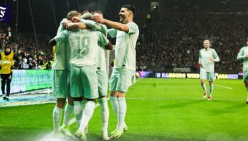 Fußball-Bundesliga: Werder gewinnt 2:0 auf St. Pauli