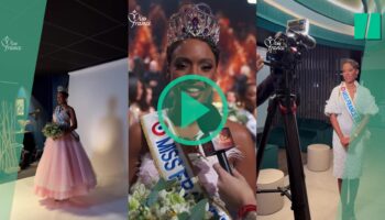 Angélique Angarni-Filopon, Miss France 2025, a passé sa première nuit de règne entre caméras et paillettes