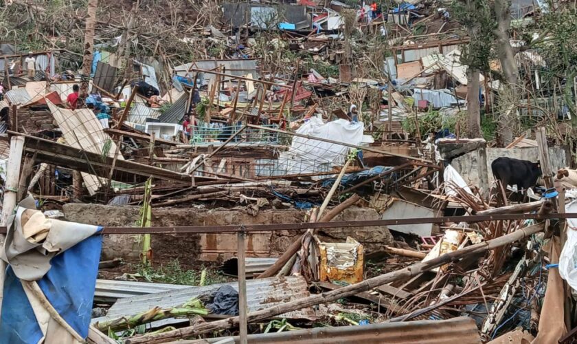 Close to 1,000 people feared dead after cyclone in French territory of Mayotte