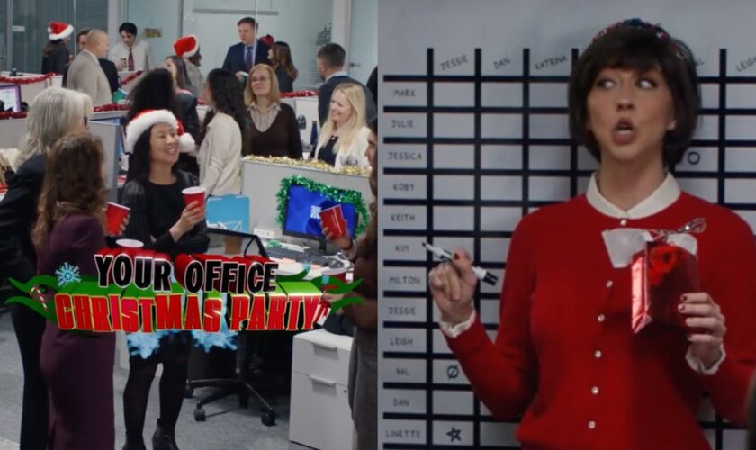 SNL spoofs office Christmas parties and fans are relating to the ‘unfortunately very true’ scenes