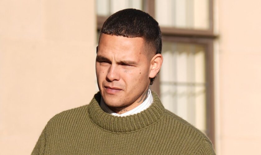 Tyron Frampton, known by the stage name Slowthai, arriving at Oxford Crown Court, where he is accused of two charges of rape. Frampton and Alex Blake-Walker, 27, deny three joint charges of rape and one of sexual assault against two women, which are alleged to have taken place on September 8 2021. Picture date: Tuesday November 26, 2024.