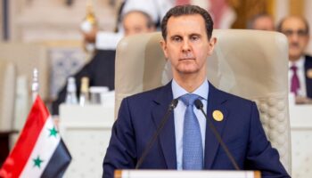 Bachar El-Assad à Riyad, en Arabie saoudite, lors d'un sommet des pays arabes consacré à la bande de Gaza, le 11 novembre 2023.