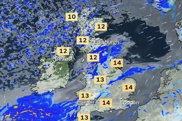 Britain to be hotter than Barcelona with weather maps forecasting mega December 14C