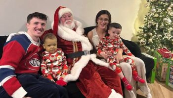 Santa Claus visits desperately ill toddler who may have just weeks to live