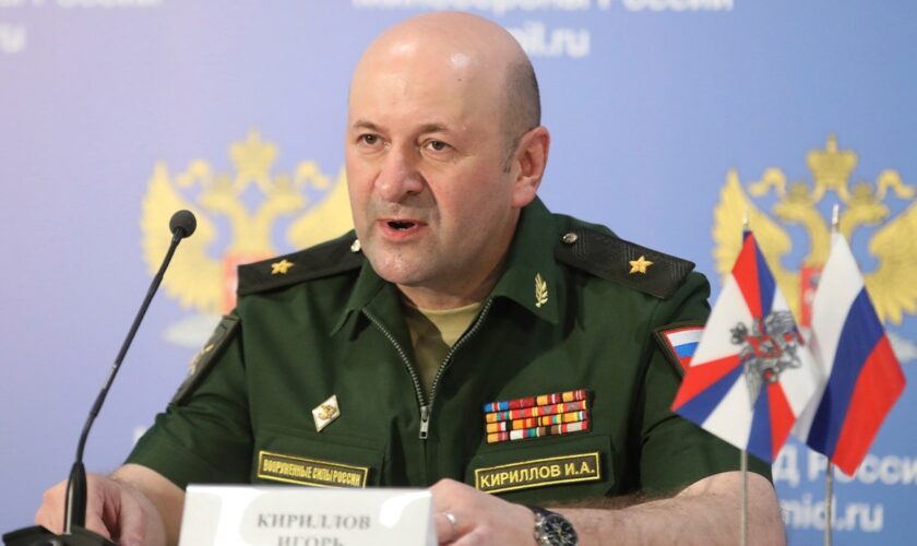 Chief of Russia's nuclear defense forces killed by explosive device in Moscow