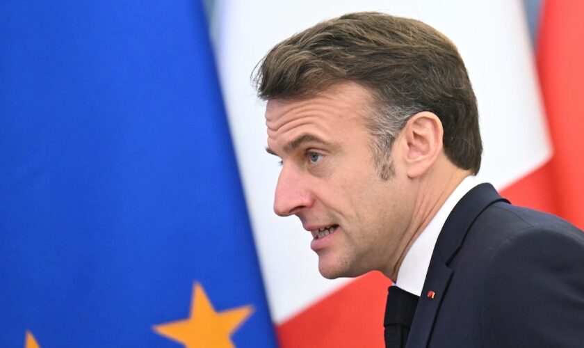 Emmanuel Macron à Varsovie, en Pologne, le 12 décembre 2024