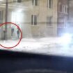 E-Scooter gut sichtbar: Dashcam filmt Anschlag auf russischen General in Moskau